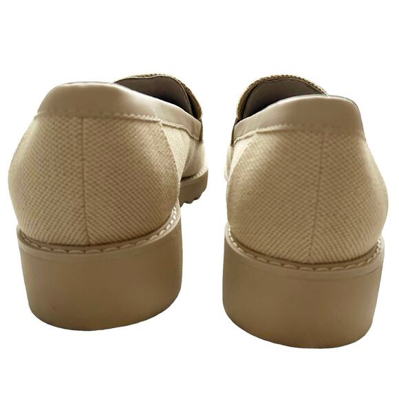 Women’s Carolynn 9 Tassel Lug Sole Loafer in beige-Size 11 - Franco Sarto - Picture 8 of 10